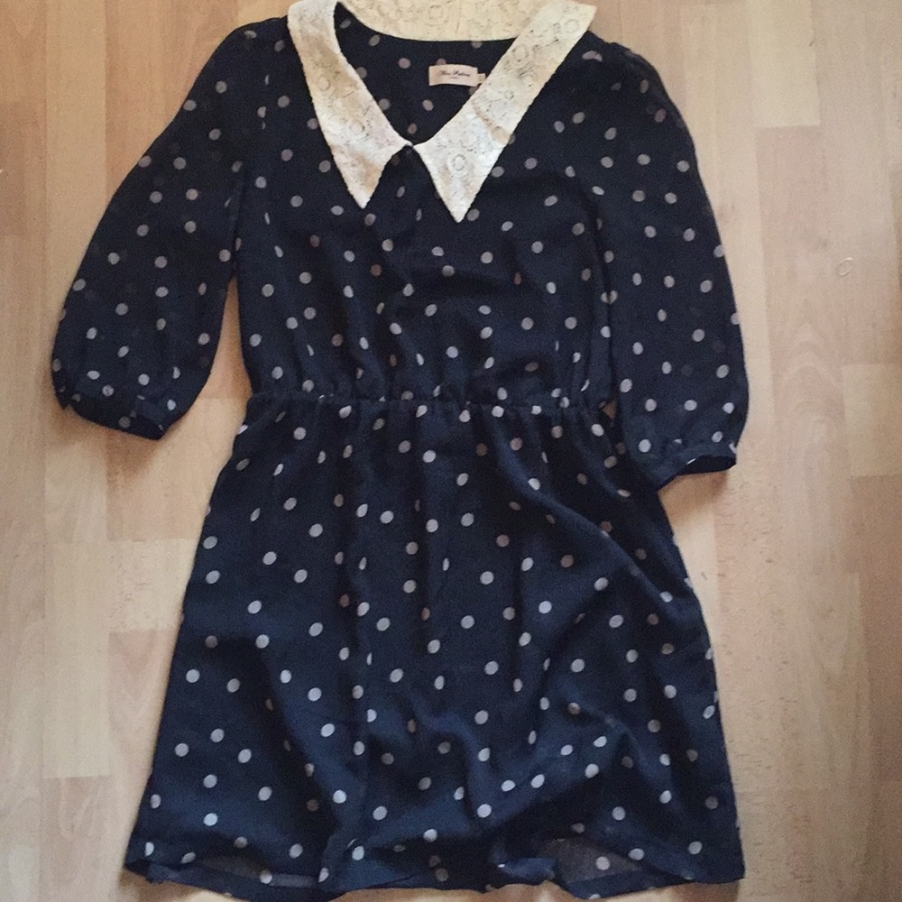 Miss Patina polka dot dress.